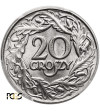 Polska. 20 groszy 1923, Warszawa - PCGS MS 66