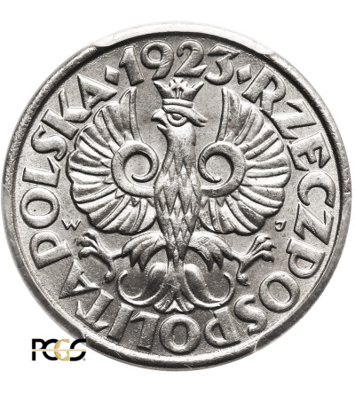 Polska. 20 groszy 1923, Warszawa - PCGS MS 66