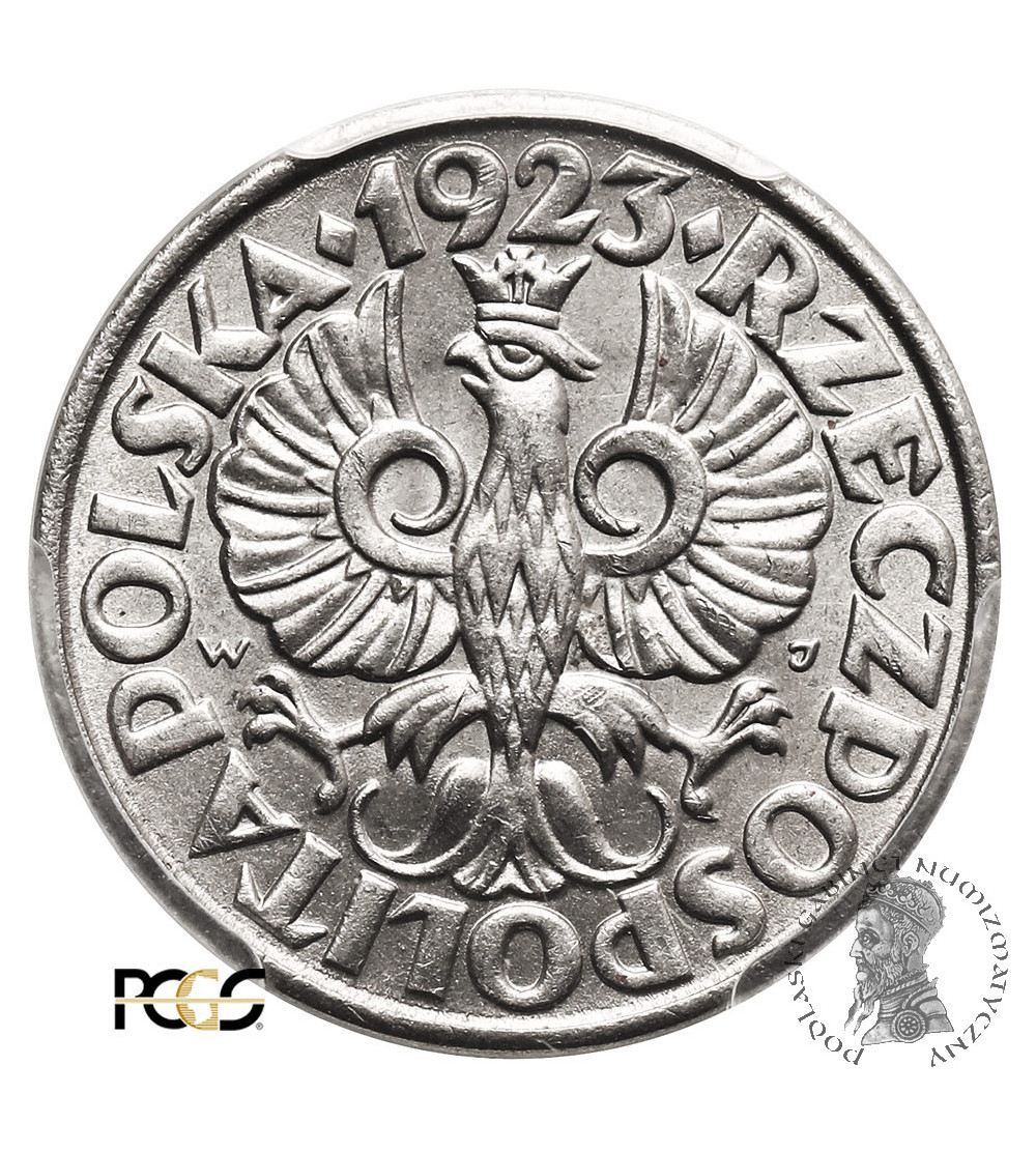 Polska. 20 groszy 1923, Warszawa - PCGS MS 66