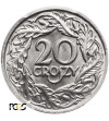 Polska. 20 groszy 1923, Warszawa - PCGS MS 66