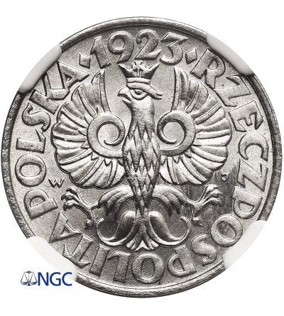 Poland. 20 Groszy 1923, Warsaw mint - NGC MS 67