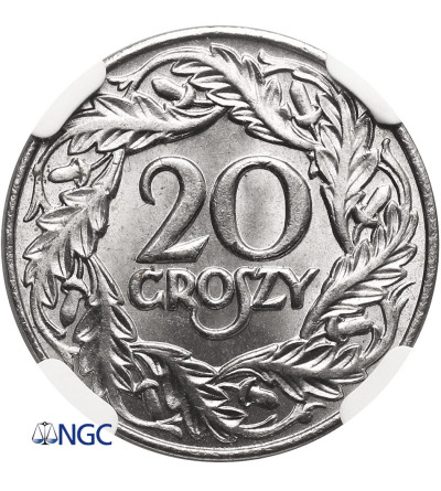 Polska. 20 groszy 1923, Warszawa - NGC MS 67