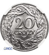 Polska. 20 groszy 1923, Warszawa - NGC MS 67