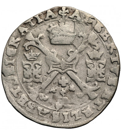 Spanish Netherlands, Flandres (Belgie). Albert and Isabelle, 1598-1621. 1/4 Patagon, no date, Brugge Mint