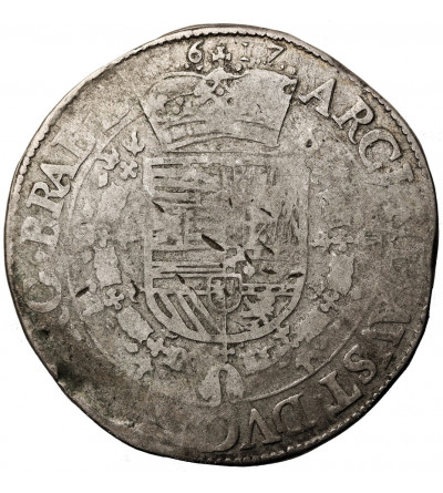 Spanish Netherlands, Brabant (Belgie). Albert and Isabelle, 1598-1621. Thaler (Patagon) 1617, Antwerp Mint