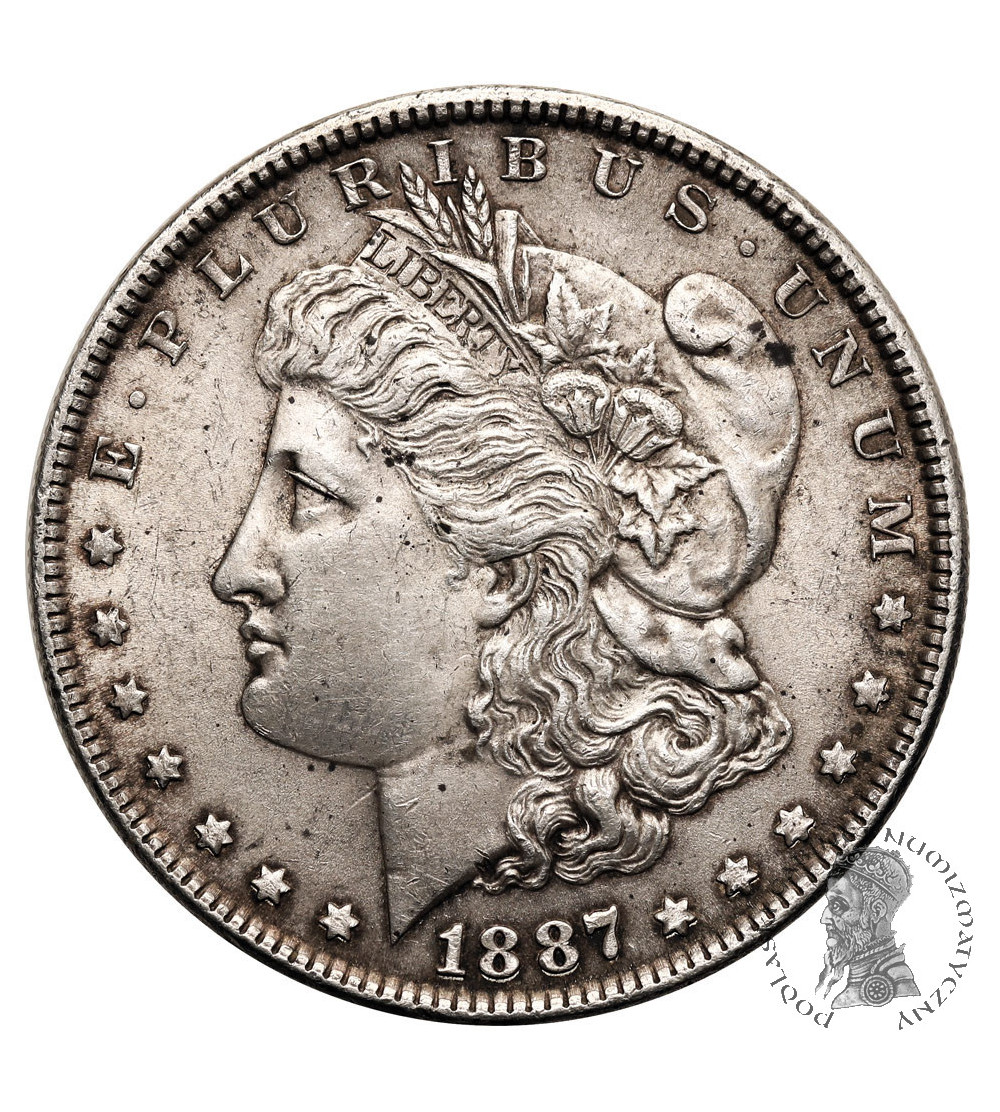 USA. Morgan Dollar 1887, Philadelphia