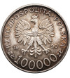 Polska. 100000 złotych 1990, Solidarność, typ A