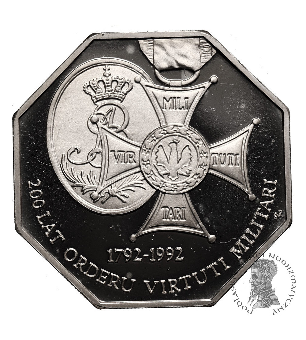 Polska. 50000 złotych 1992 - 200 lat orderu Virtuti Militari - Proof