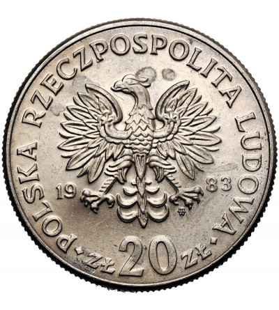 Poland, PRL (1952–1989). 20 Zlotys 1983, Marceli Nowotko
