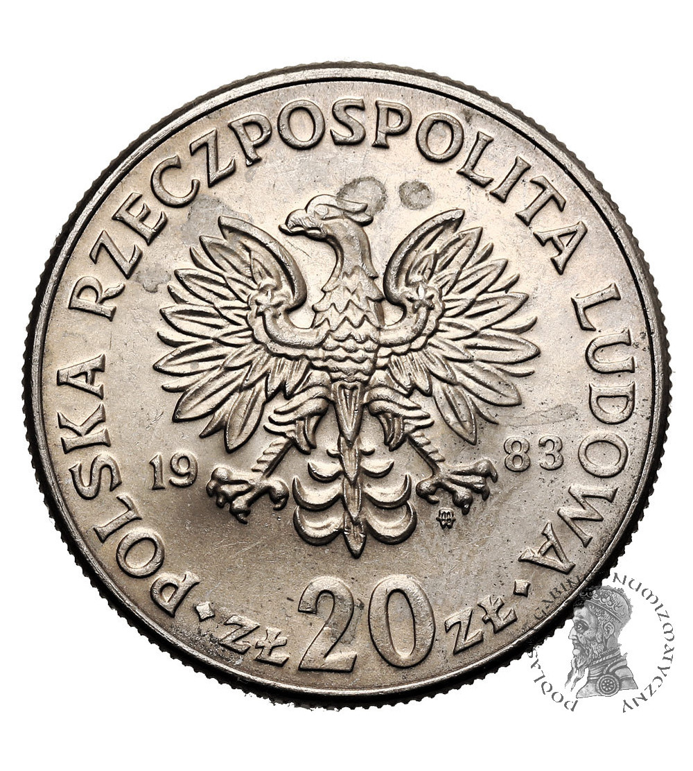 Polska, PRL (1952–1989). 20 złotych 1983, Marceli Nowotko