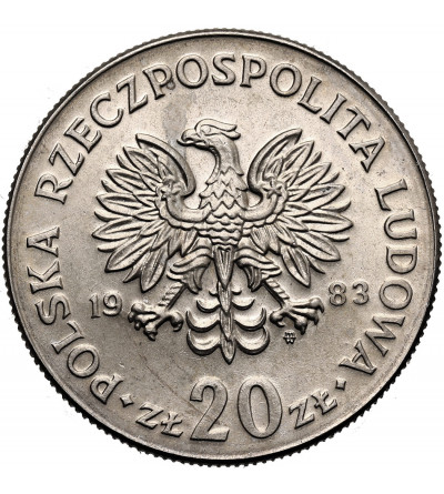 Poland, PRL (1952–1989). 20 Zlotys 1983, Marceli Nowotko