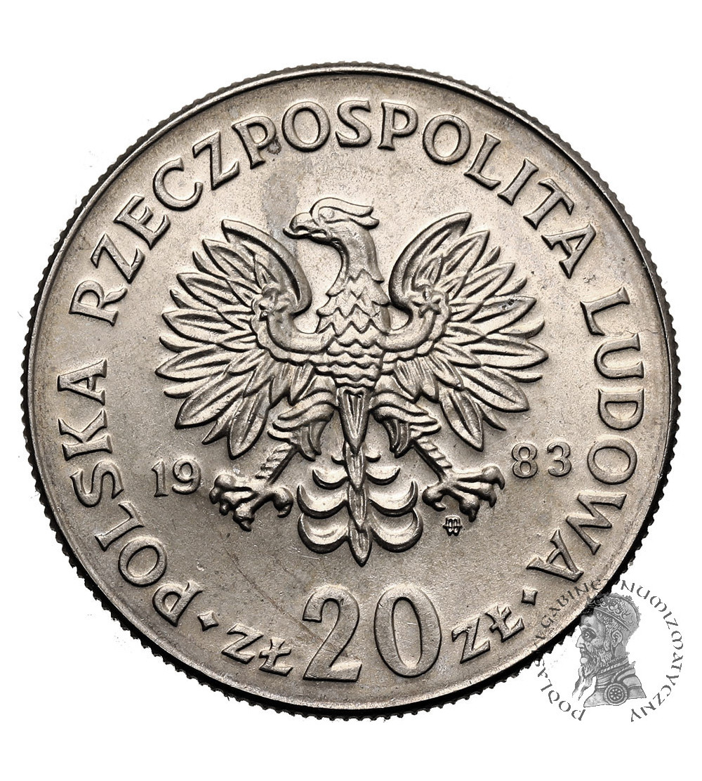 Polska, PRL (1952–1989). 20 złotych 1983, Marceli Nowotko
