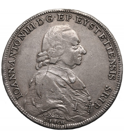 Germany, Diocese Eichstätt. Johann Anton III von Zehmen, 1781-1790. Taler 1783, München Mint