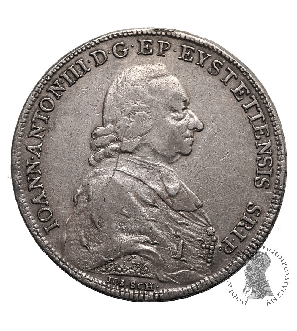 Niemcy, biskupstwo Eichstätt. Johann Anton III von Zehmen, 1781-1790. Talar 1783, mennica Monachium