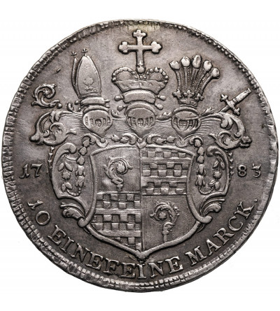 Niemcy, biskupstwo Eichstätt. Johann Anton III von Zehmen, 1781-1790. Talar 1783, mennica Monachium