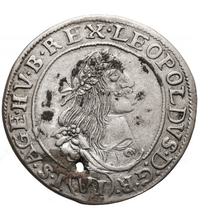 Austria / Hungary (Holy Roman Empire). Leopold I 1657-1705. 6 Kreauzer 1669 KB, Kremnitz Mint