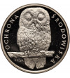 Polska, PRL (1952-1989). 1000 złotych 1986, Ochrona Środowiska - Sowa (PRÓBA)