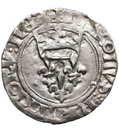 Francja. Karol VI, 1380-1422. Gros dit "florette", bez daty