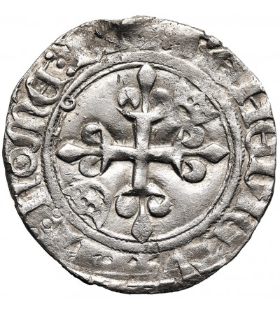 France, Charles VI, 1380-1422. Gros dit "florette", no date