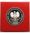 Polska, PRL (1952-1989). 100 złotych 1977, Ochrona Środowiska - Żubr (PRÓBA)