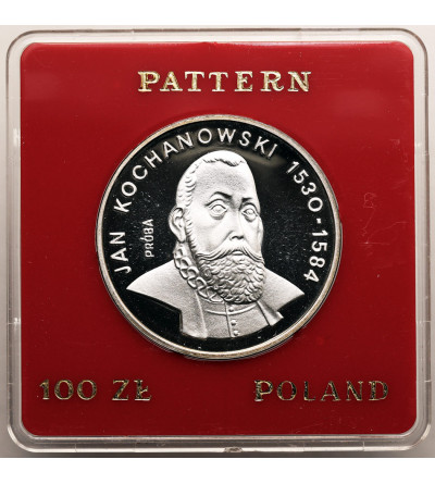 Poland, PRL (1952-1989). 100 Zlotys 1980, Jan Kochanowski (PROBA / PATTERN)