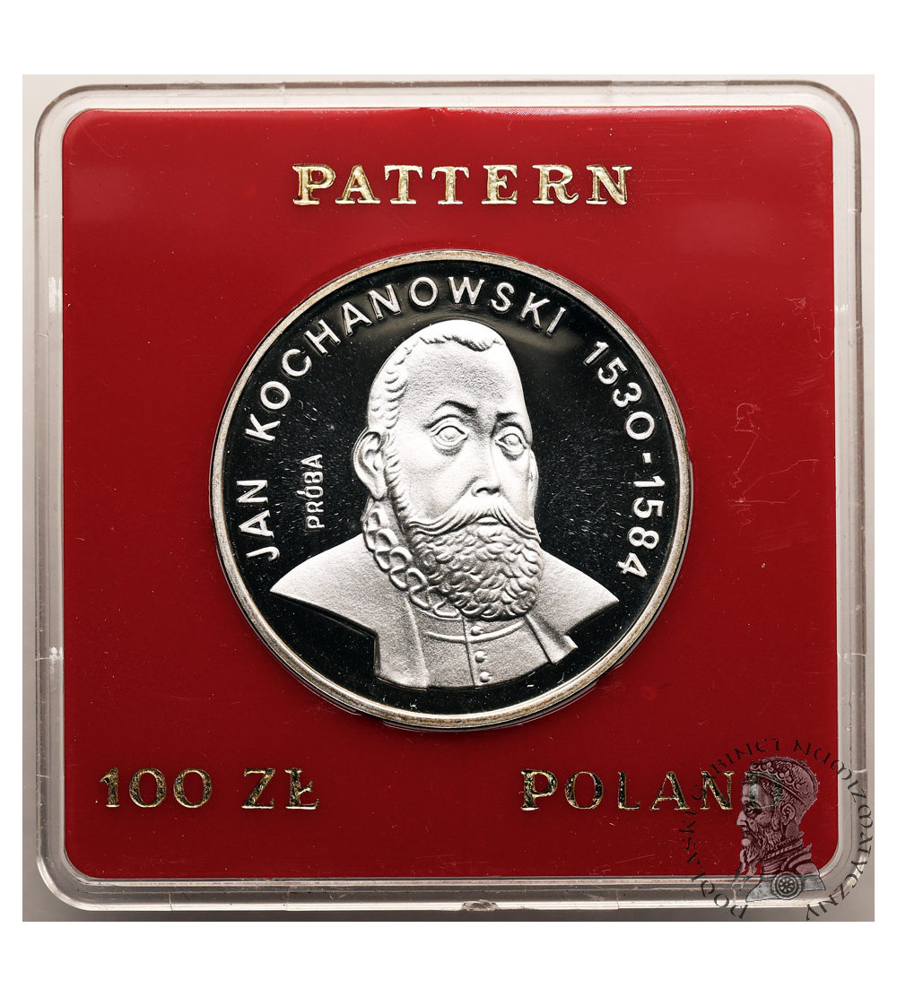 Polska, PRL (1952-1989). 100 złotych 1980, Jan Kochanowski - Próba
