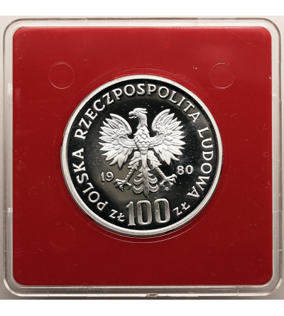 Poland, PRL (1952-1989). 100 Zlotys 1980, Jan Kochanowski (PROBA / PATTERN)