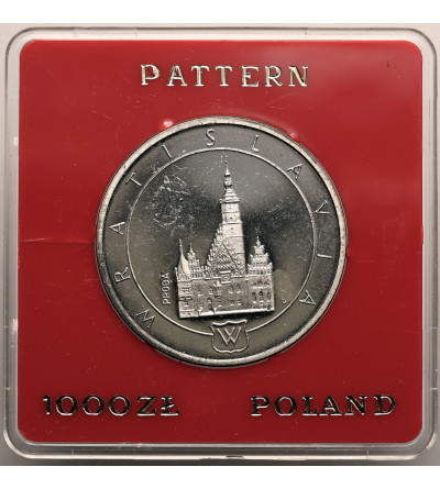Polska, PRL (1952-1989). 1000 złotych 1987, Wratislavia - Próba