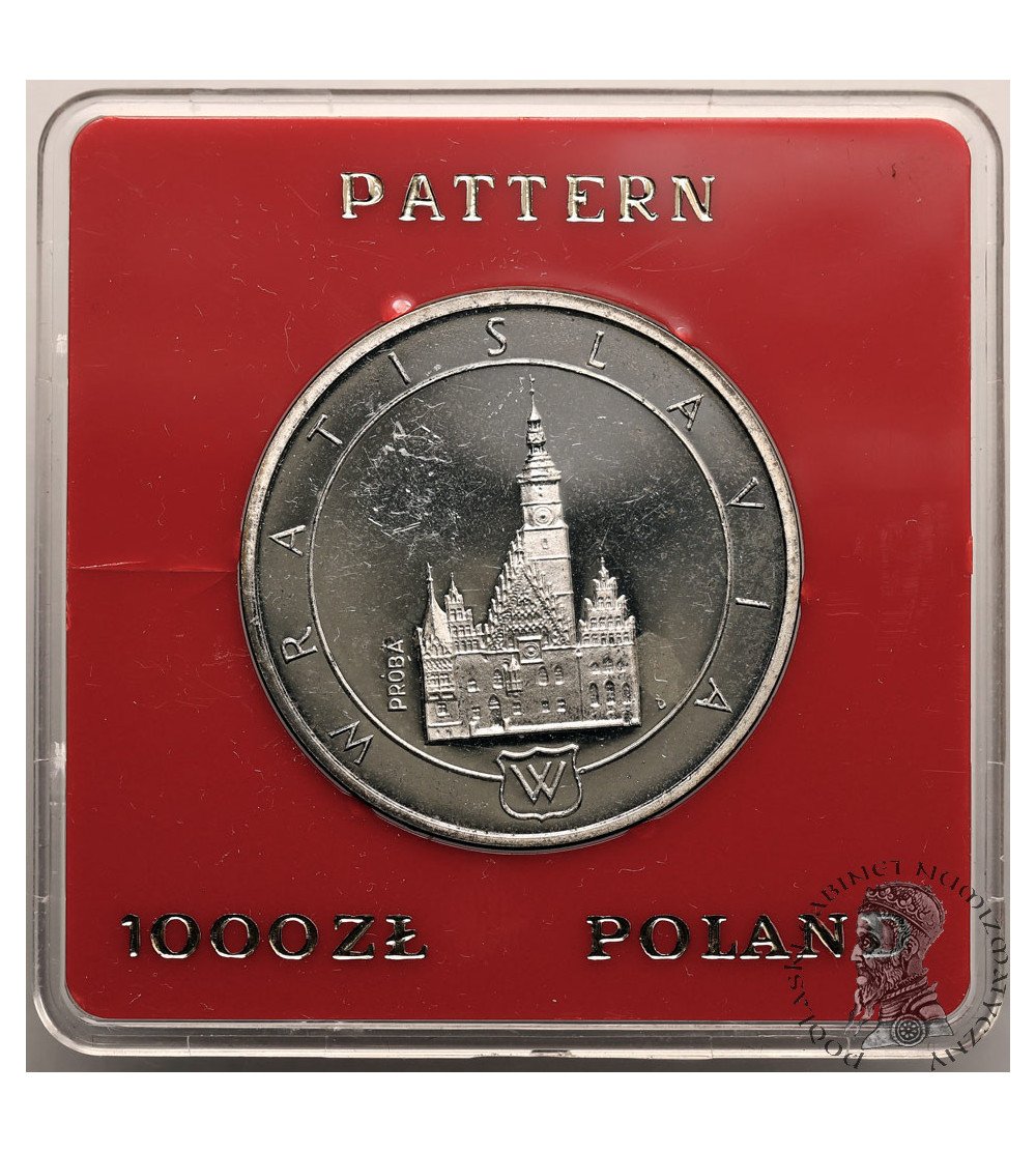 Poland, PRL (1952-1989). 1000 Zlotys 1987, Wratislavia (PROBA / PATTERN)