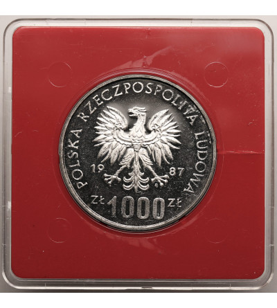 Poland, PRL (1952-1989). 1000 Zlotys 1987, Wratislavia (PROBA / PATTERN)