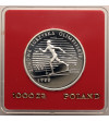 Poland,  PRL (1952-1989). 1000 Zlotys 1987, XV Winter Olympics, Calgary 1988 (PROBA / PATTERN)