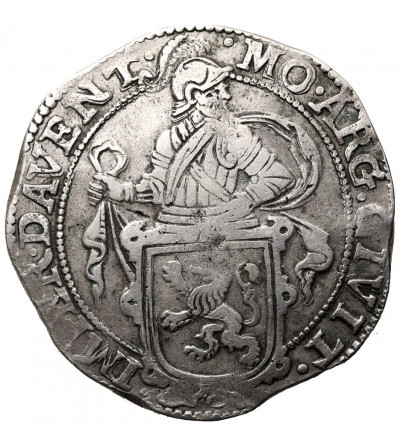 Niderlandy, Overijssel. Miasto Deventer. Talar lewkowy (Leeuwendaalder / Lion Daalder) 1664,  Deventer