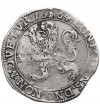 Niderlandy, Overijssel. Miasto Deventer. Talar lewkowy (Leeuwendaalder / Lion Daalder) 1664,  Deventer