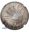 Mexico, First Republic. 4 Reales 1863 Go YF, Guanajuato Mint - NGC AU Details