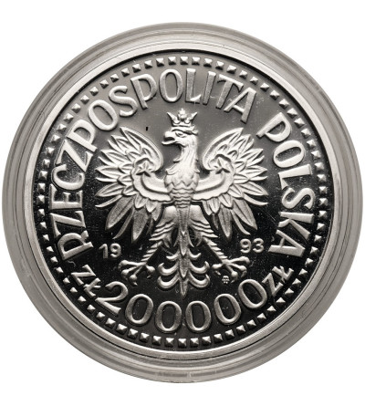Poland. 200000 Zlotys 1993, Kazimierz IV Jagiellonczyk (bust) - Proof