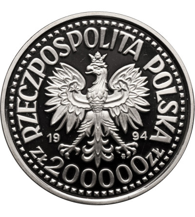 Poland. 200000 Zlotys 1994, 75 Years of the Polish War Veterans Association - Proof