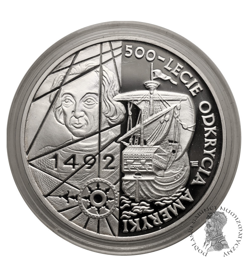 Poland. 200000 Zlotys 1992, 500th anniversary of the discovery of America - Proof