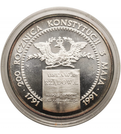 Polska. 200000 złotych 1991, 200 Rocznica Konstytucji 3 Maja 1791 - Proof