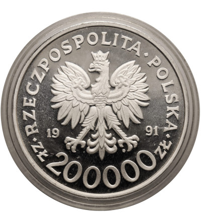 Polska. 200000 złotych 1991, 200 Rocznica Konstytucji 3 Maja 1791 - Proof