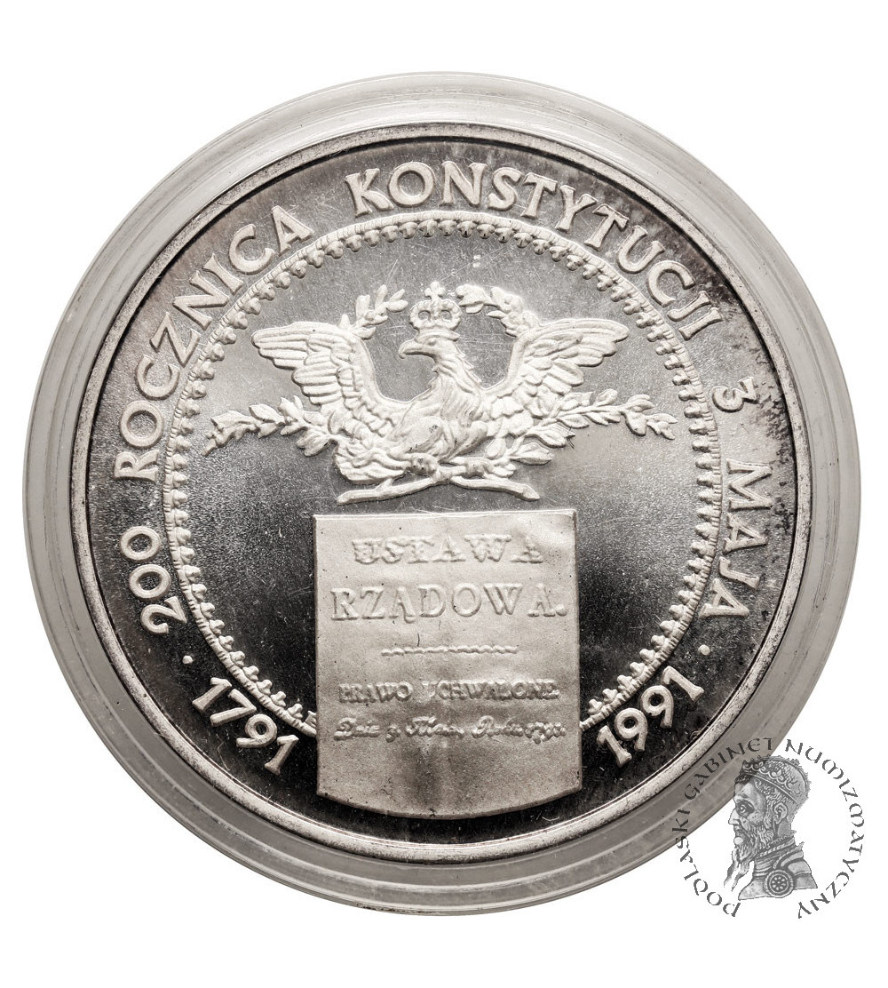 Polska. 200000 złotych 1991, 200 Rocznica Konstytucji 3 Maja 1791 - Proof