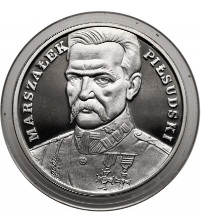 Polska. 100000 złotych 1990, Marszałek Józef Piłsudski - Proof