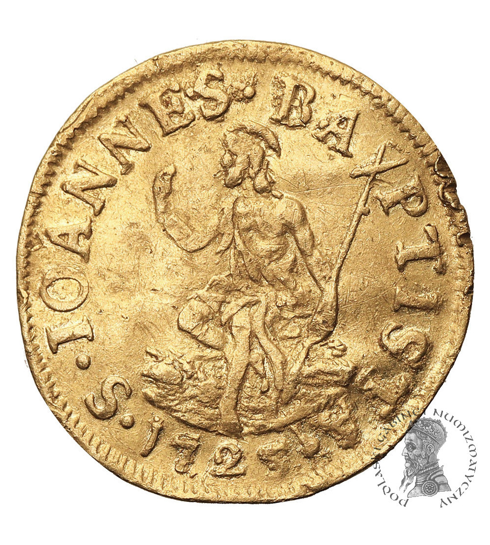 Italy. Tuscany, Gian Gastone Medici, 1723-1737. Gold Fiorino d'oro, (Zecchino) 1725, Florence Mint