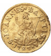 Włochy, Toskania, Gian Gastone Medici, 1723-1737. Złote Fiorino d'oro, (Zecchino) 1725, mennica Florencja