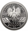 Poland. 300000 Zlotys 1993, Bam swallow - Silver Proof
