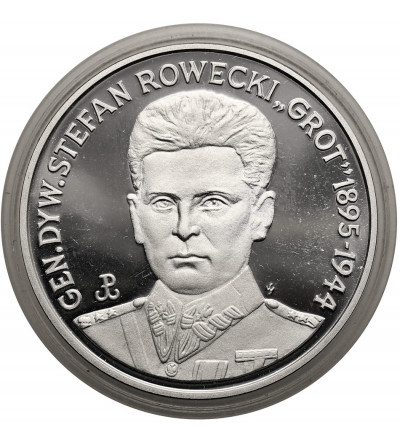 Poland. 200000 Zlotys 1990, Gen. Stefan Rowecki "Grot" - Proof