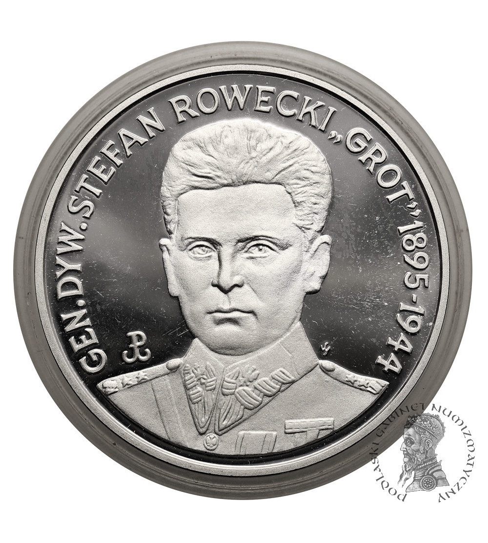 Poland. 200000 Zlotys 1990, Gen. Stefan Rowecki "Grot" - Proof