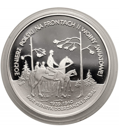 Polska. 100000 złotych 1991, mjr Henryk Dobrzański "Hubal" - Proof