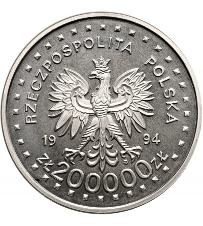 Poland. 200000 Zlotys 1994, 200th Anniversary of the Kosciuszko Uprising - Proof