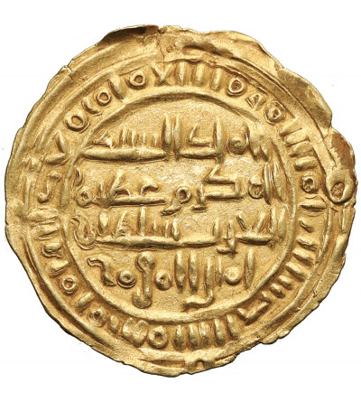 Imitation of Sulayhid AV 1/2 Dinar, Zabí­d, (Yemen ) in the name of the al-Mukarram Ahmad, AH 459-477 / AD 1067-1084