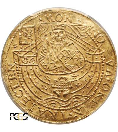 Netherlands, Province of Utrecht (1581-1795). AV Rose Noble / Rozenoble, no date (1600-1601), Utrecht Mint - PCGS AU 58